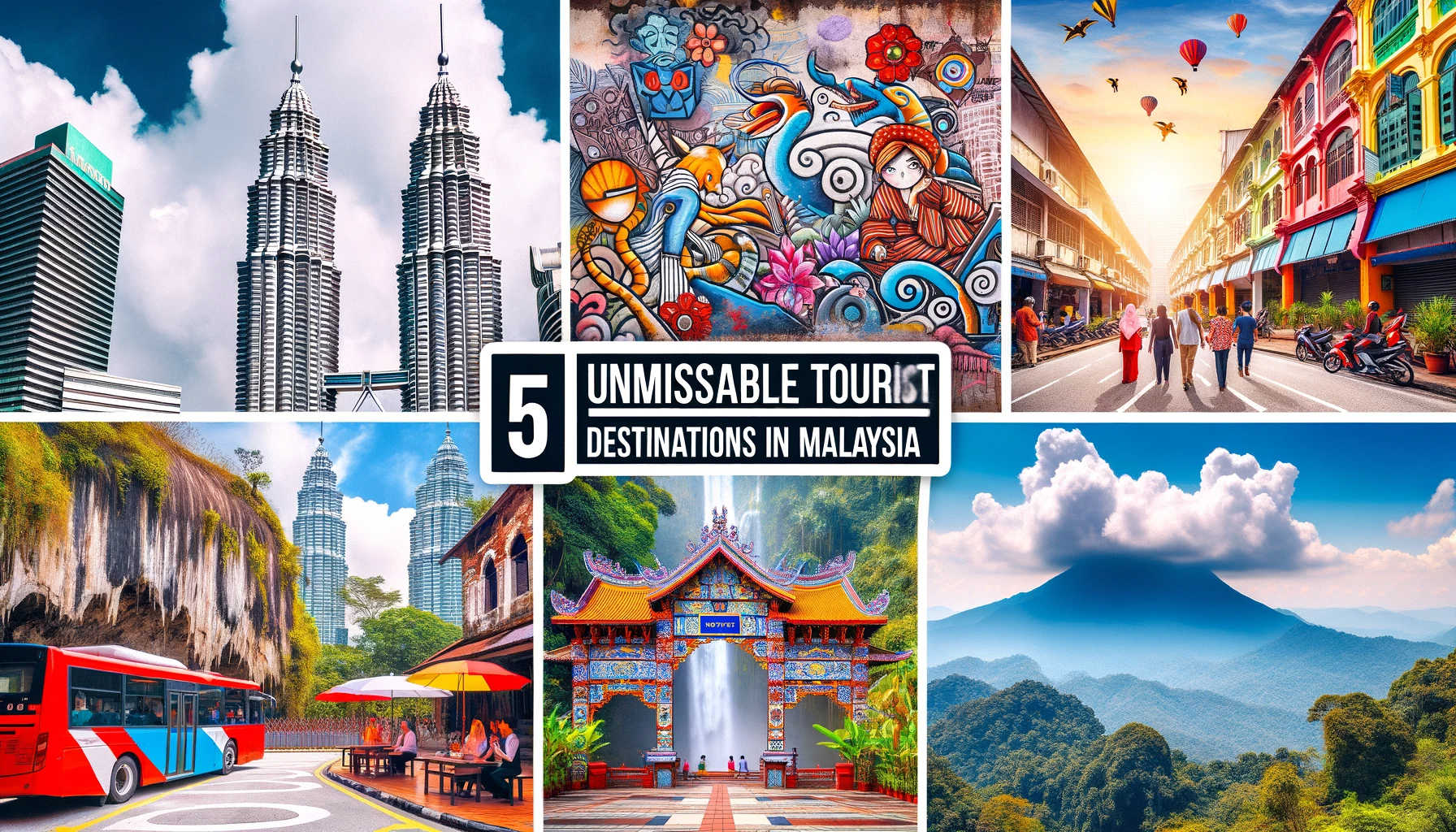 5 وجهات سياحية لا تُفوت في ماليزيا

